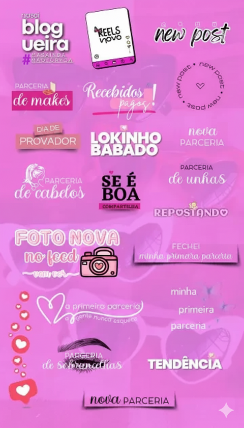 Figurinhas para blogueiras